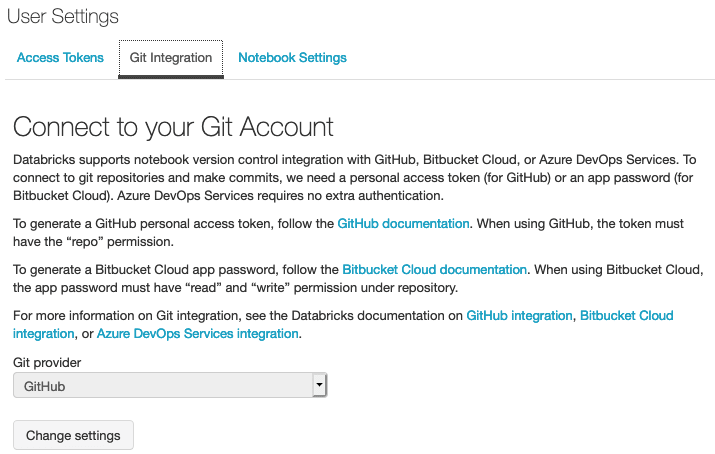 Git Integration in Databricks - Databricks to GitHub Integration